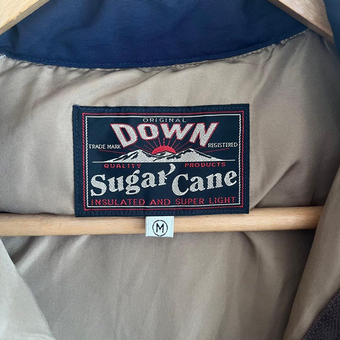 Sugar Cane ダウンベスト M ネイビー/ベージュ