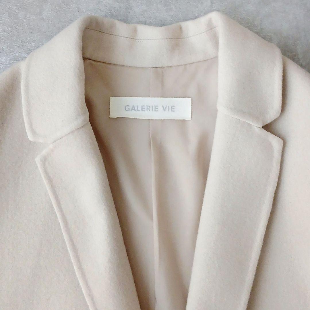 美品 ギャルリーヴィー トゥモローランド 上質 ライトメルトン チェスターコート