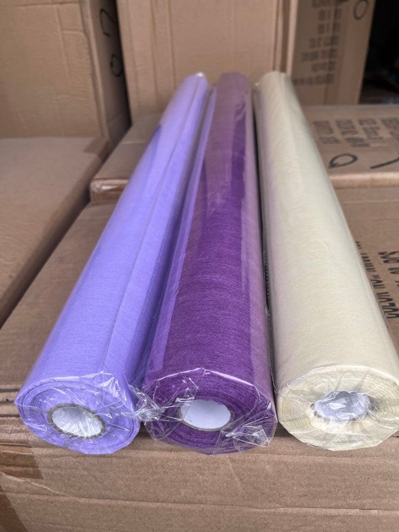 【引き取り希望】不織布ロール　フラワーラッピング　100本大量　65㎝×20m