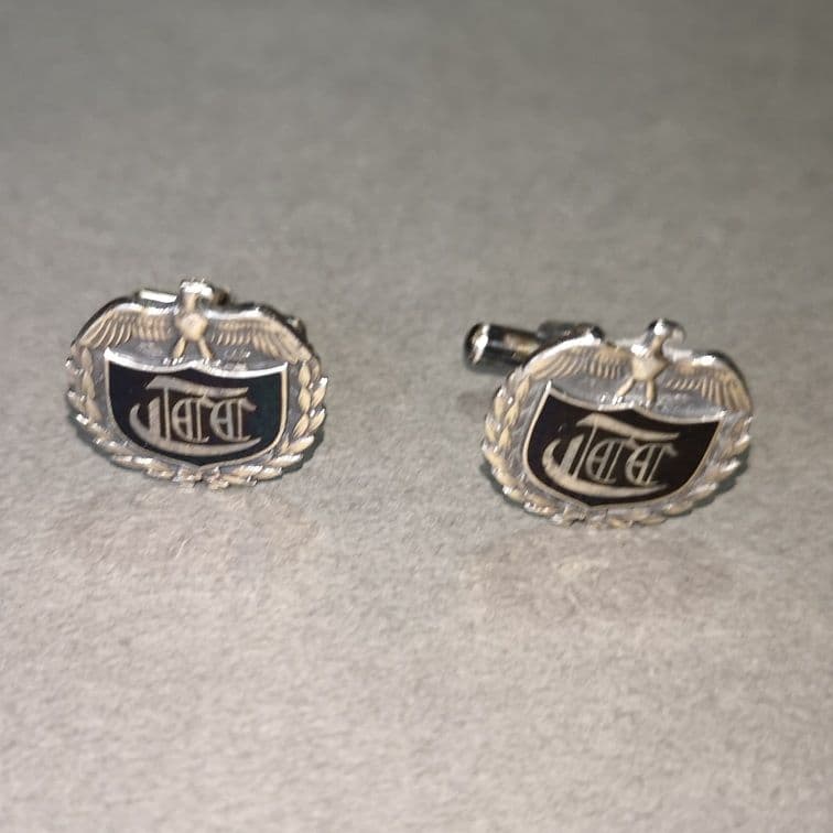 【ゴルフ　非売品　宮勝商店 】『鷹之台カンツリー倶楽部』　シルバー　カフス