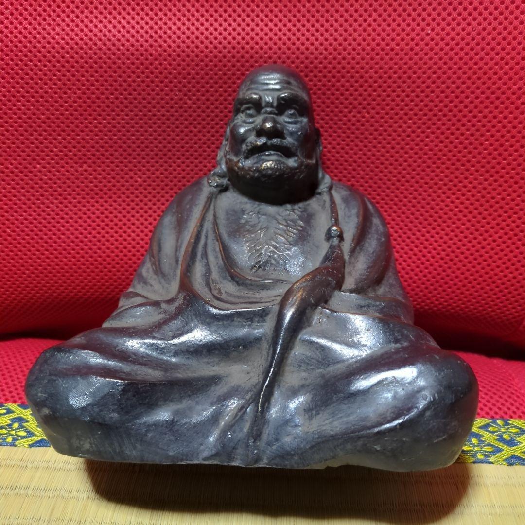 銅製、 達磨大師、仏像