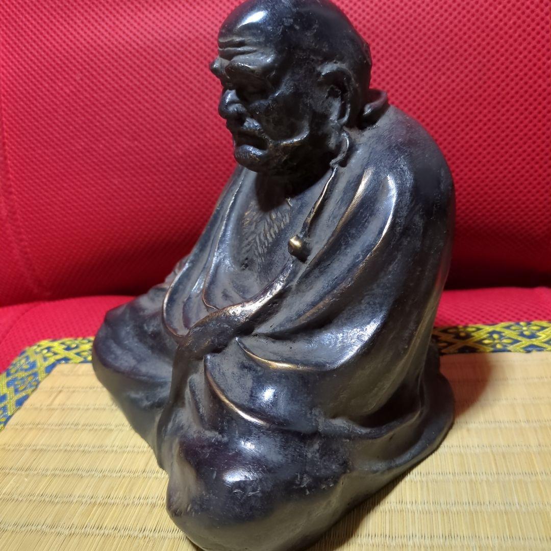 銅製、 達磨大師、仏像