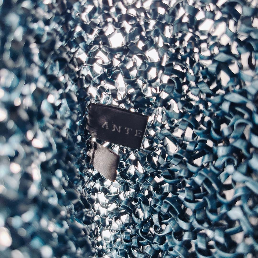 【極美品】ANTEPRIMA アンテプリマ　トートバッグ　ワイヤーバッグ 紺色