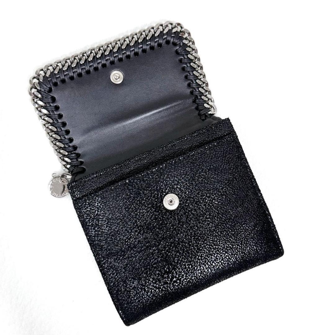【極美品】ステラマッカートニー 二つ折り財布 ファラベラ ブラック