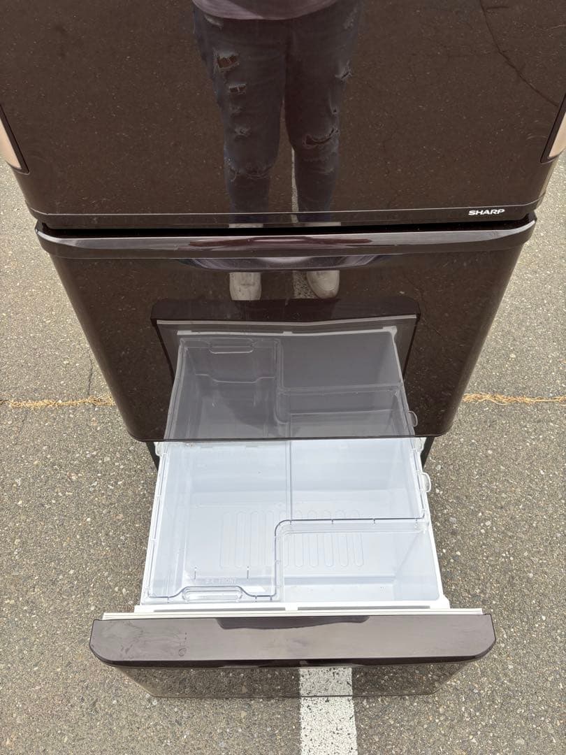 SHARP シャープ 冷蔵庫 SJ-PW35B-T 350L 2016年製