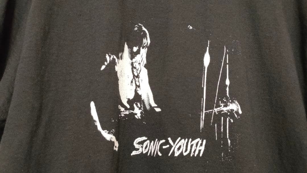 【未着用品】Sonic Youth グラフィックTシャツ Mサイズ ブラック