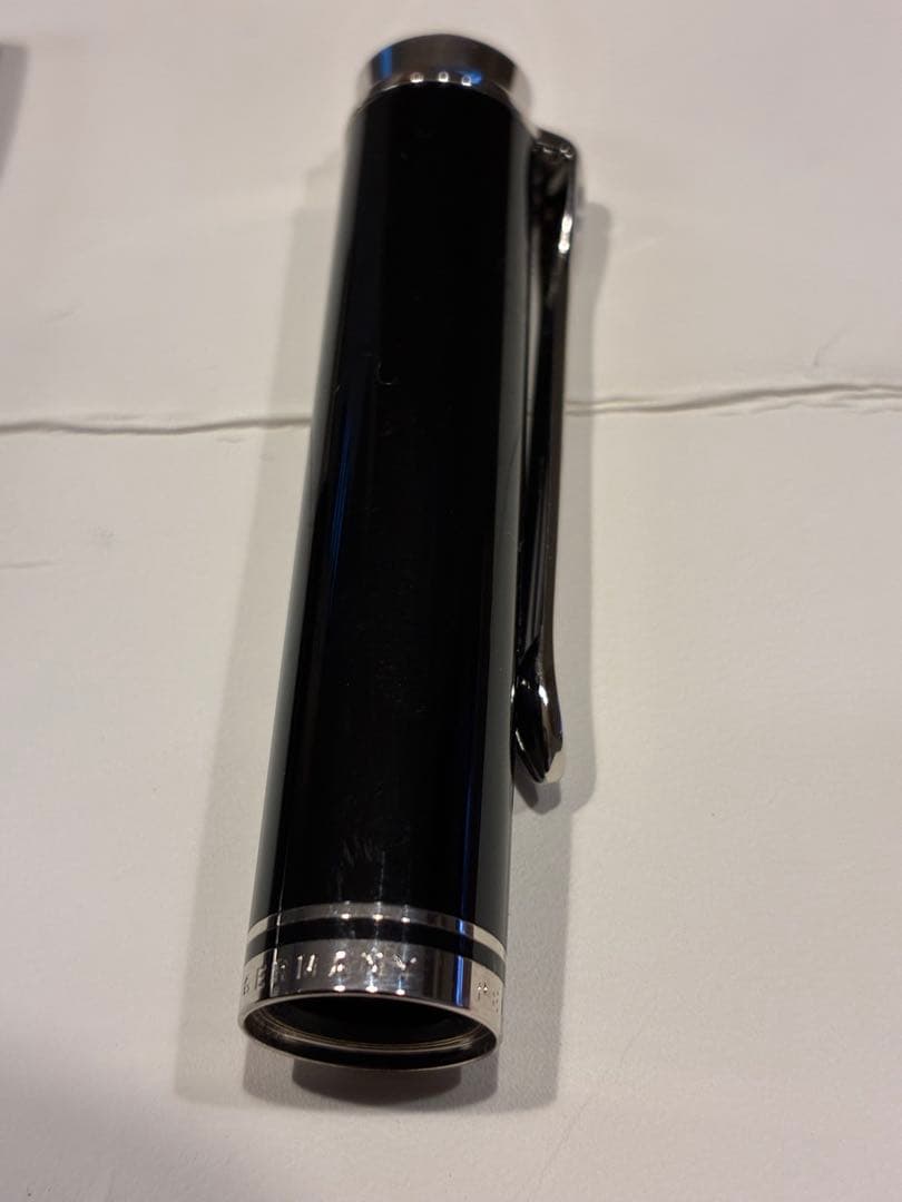 9/29迄ペリカンボールペン スーベレーンK805ブラック×シルバー 箱保証書付