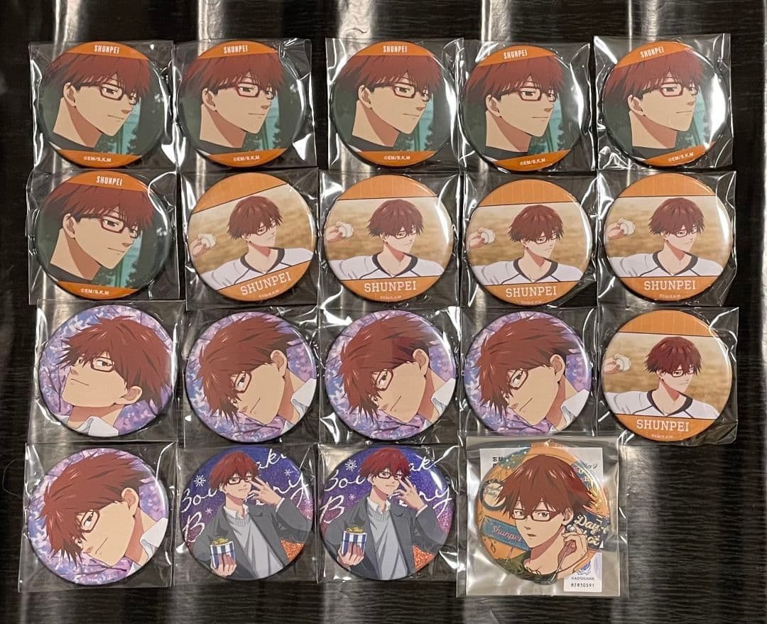 忘却バッテリー 千早瞬平 缶バッジ 19点 まとめ売り