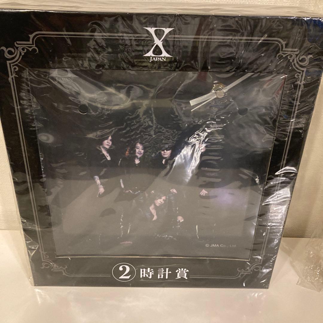 XJAPAN 1番くじ　ラスト賞　レプリカ手形　バスローブ　時計賞　3点セット