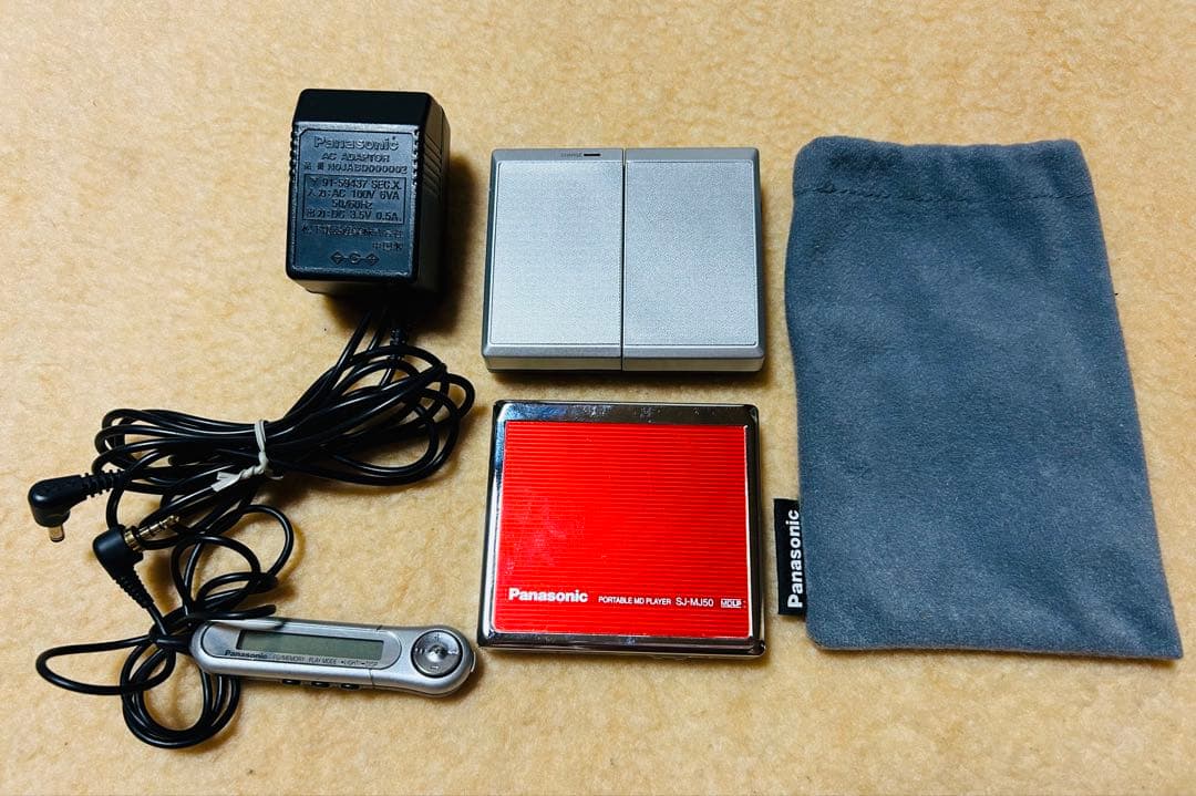 【美品】Panasonic ポータブルMDプレーヤー SJ-MJ50