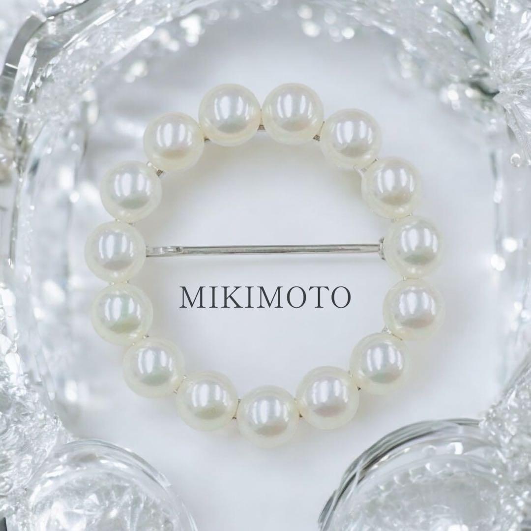 ミキモト 4.4mm サークル ベビーパール ブローチ 付属品セット