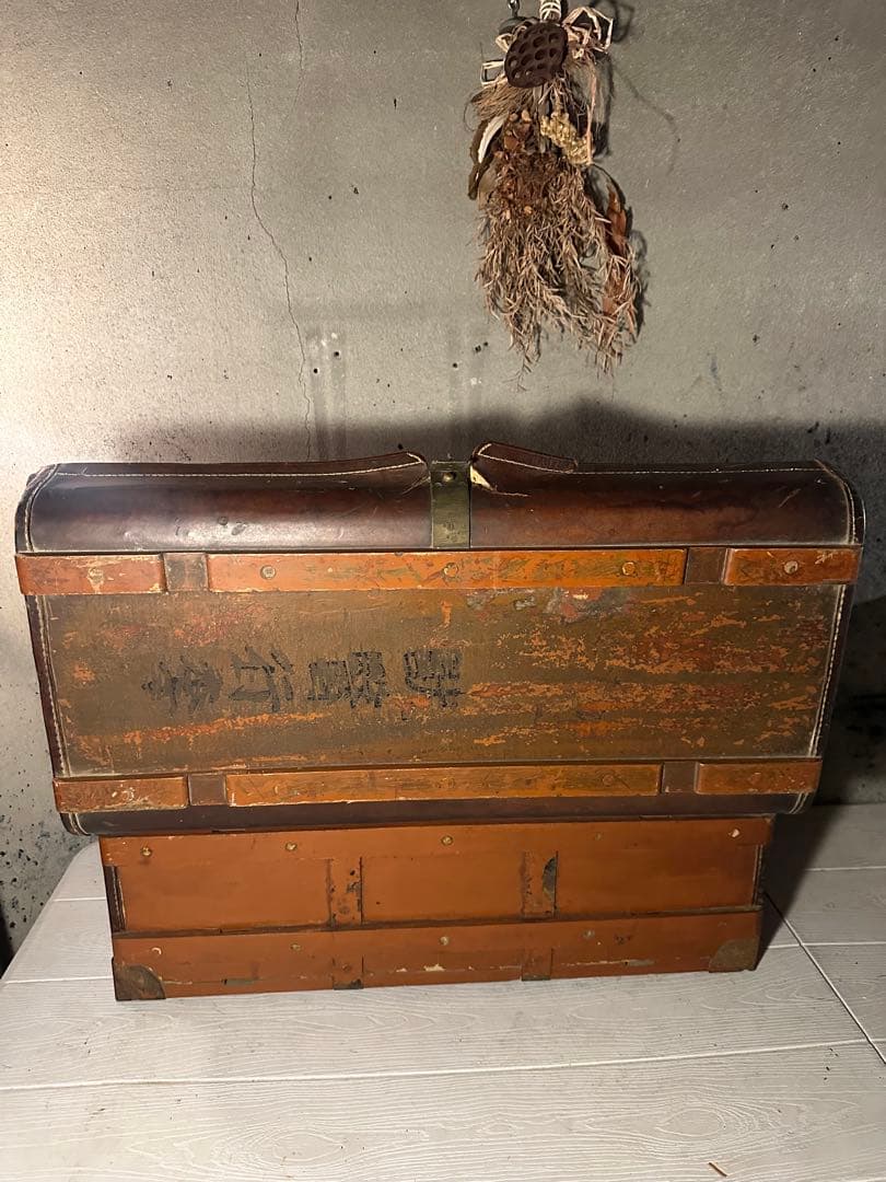 希少　大日本帝国　旧日本軍　軍隊　行李　ケース　当時物　獣督行李