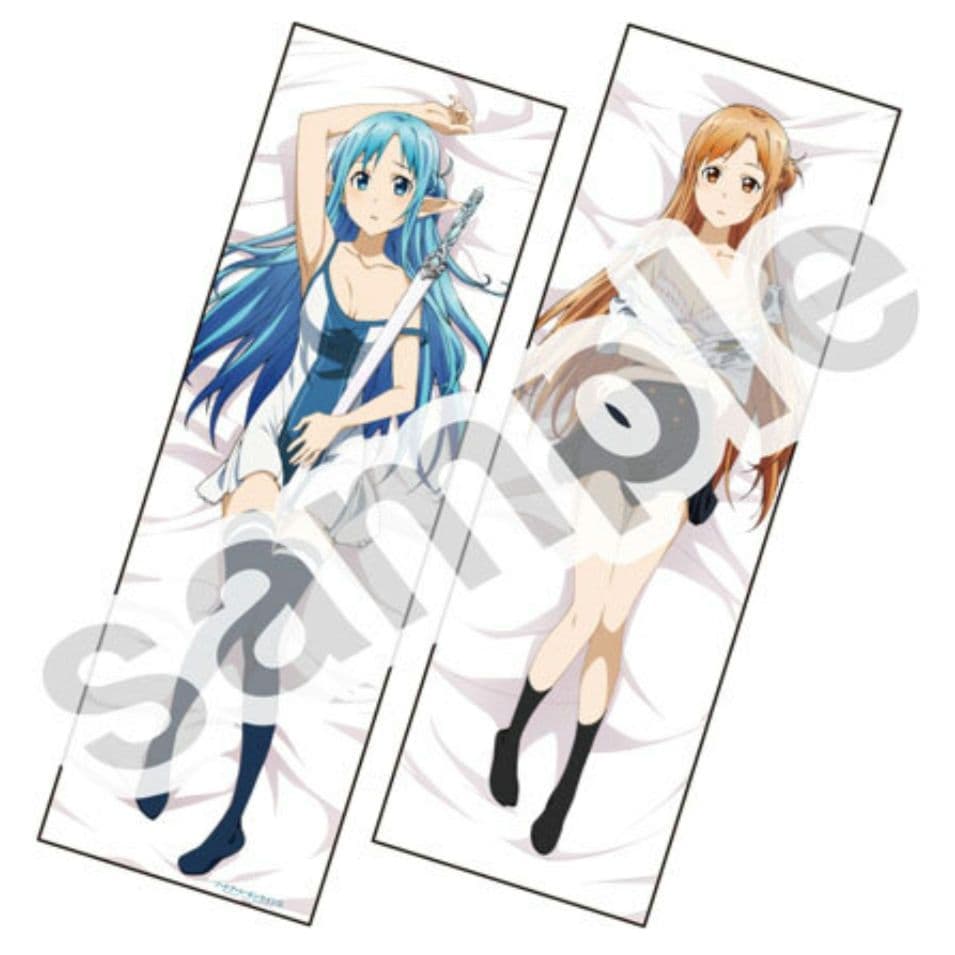 C86 SAO ソードアート・オンラインII アスナ×明日奈 抱き枕カバー
