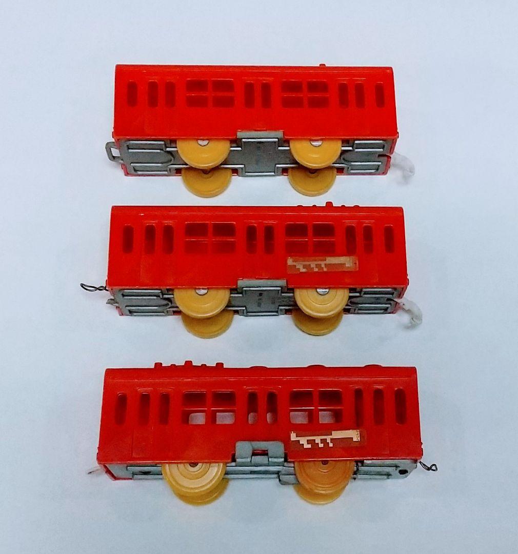 激レア◆101系103系◆赤 中央線◆３両セット◆日本製◆昭和初期◆プラレール