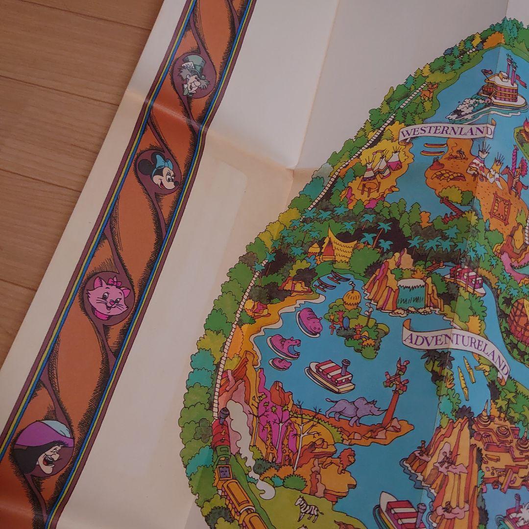 東京ディズニーランド　ガイドマップ　1983年