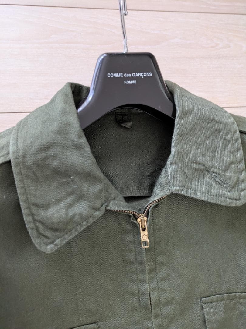 1997年製 防衛庁 官給品 旧型 陸上自衛隊 作業服上衣 OD色 希少品