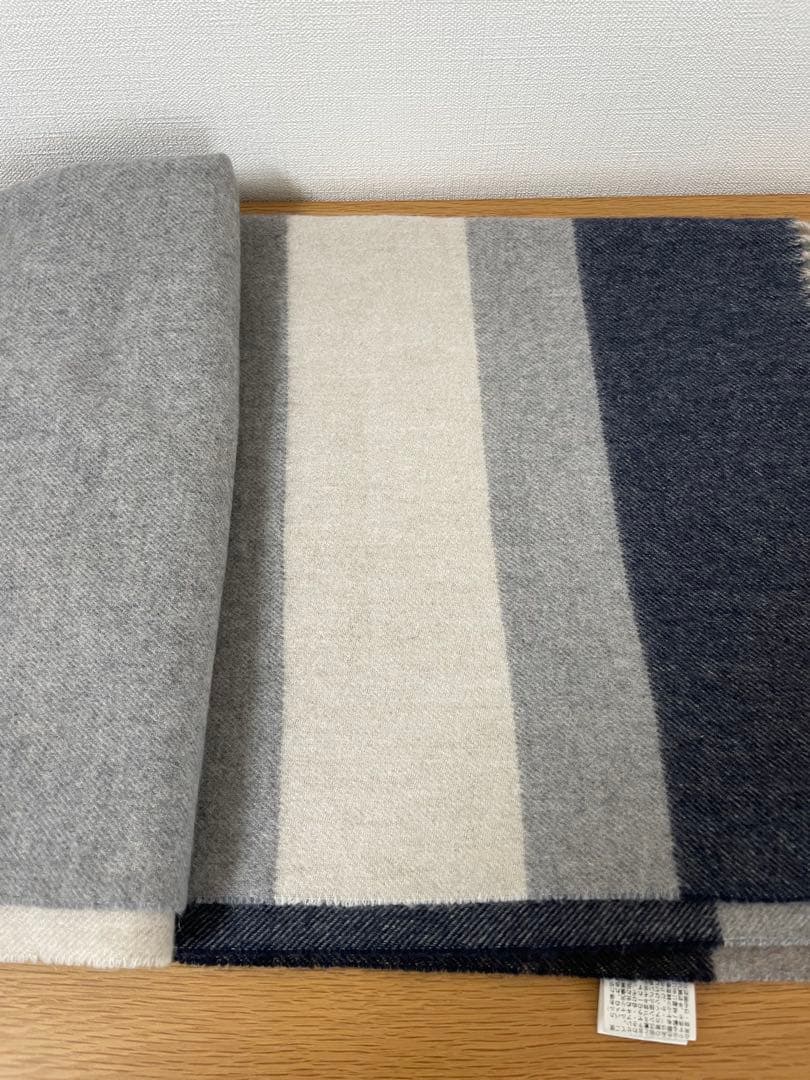 ANAYI カシミヤ100% チェック柄マフラー