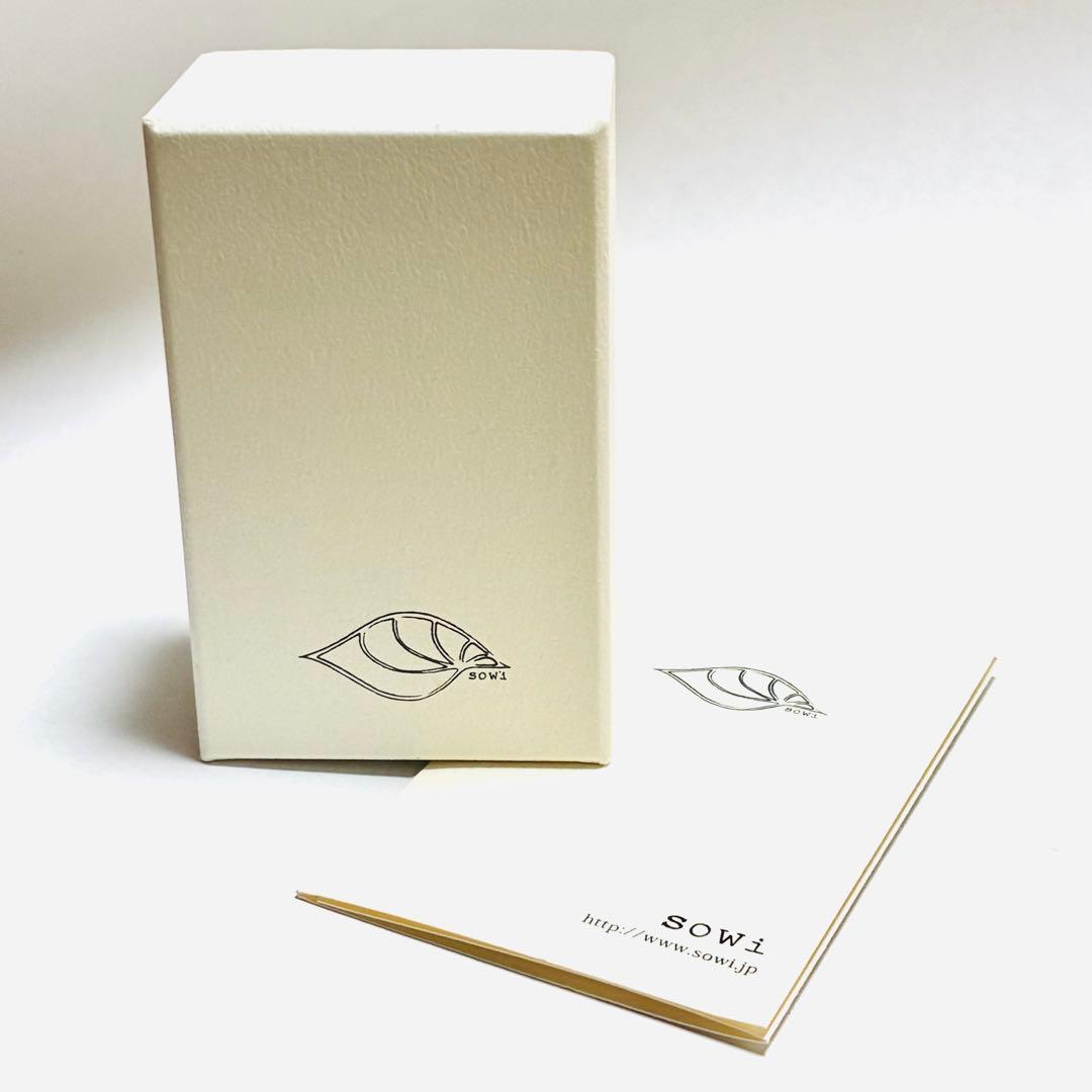 ☆未使用☆sowi K10YG フェザーフープピアス