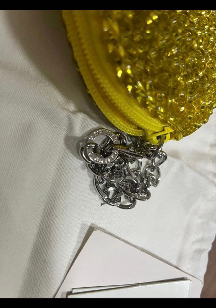 未使用品アンテプリマワイヤーポーチ黄色イエロー