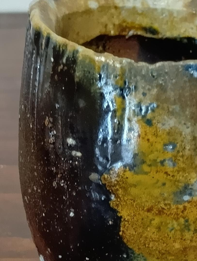 伊勢崎晃一郎　備前黒酒呑