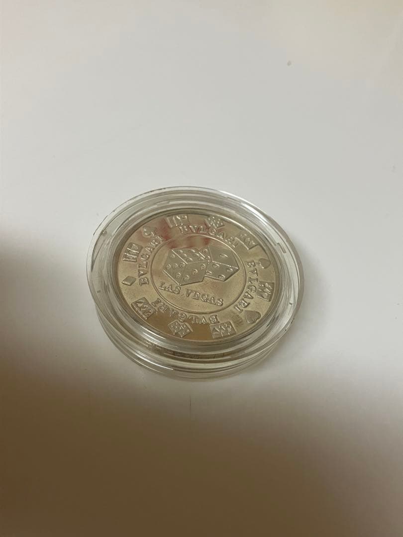 ブルガリ BVLGARI ラスベガス限定 カジノ メダル　銀