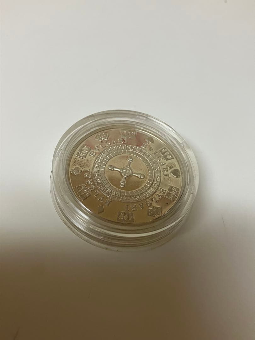 ブルガリ BVLGARI ラスベガス限定 カジノ メダル　銀