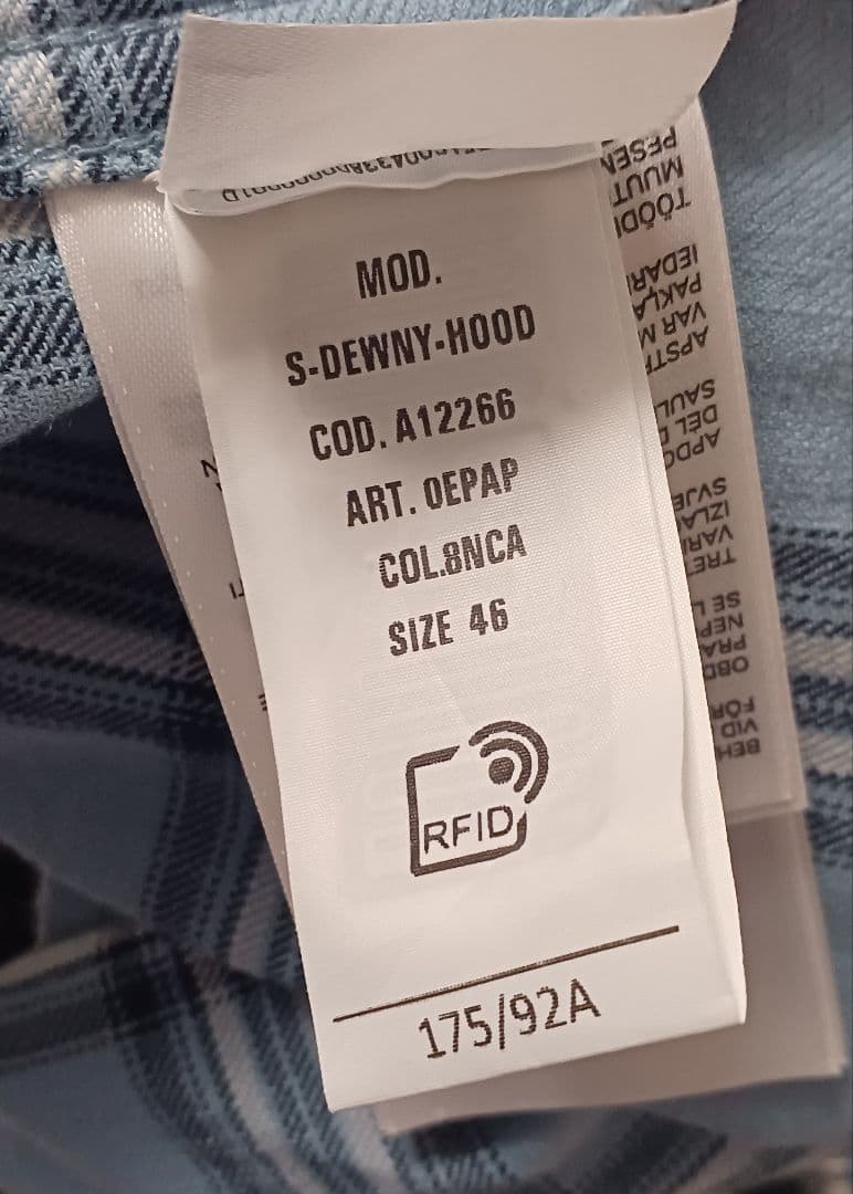 DIESELシャツ メンズ S-DEWNY-HOOD　(サイズ46)