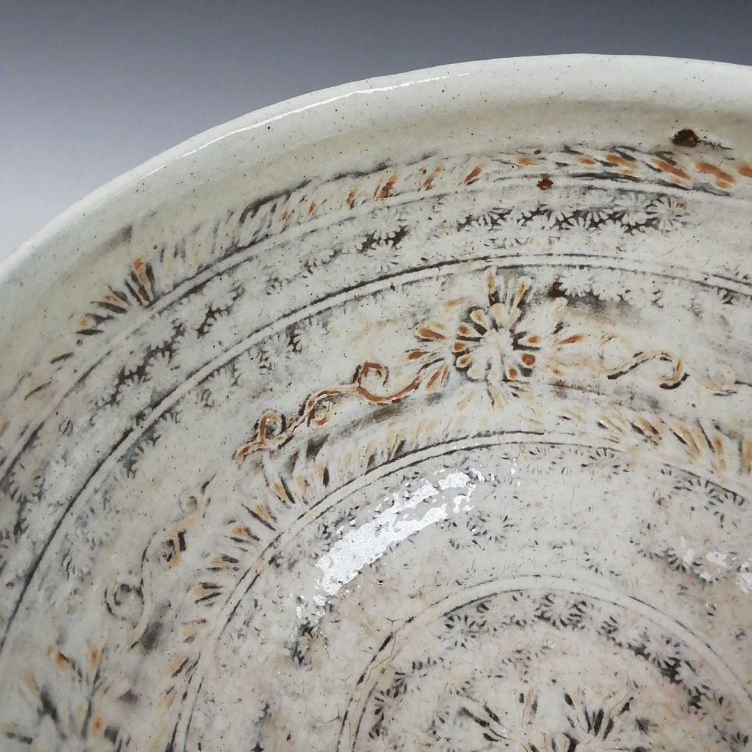 Ｔ８４９　茶碗　『三島唐津茶碗』『幸悦窯　瀧下悦弘 作』　共箱　抹茶碗　茶道具