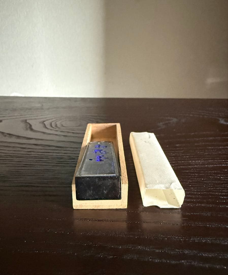 奈良墨 古墨 古梅園 五ツ星 紅花墨 お花墨 一丁形 4本 書 墨 書道