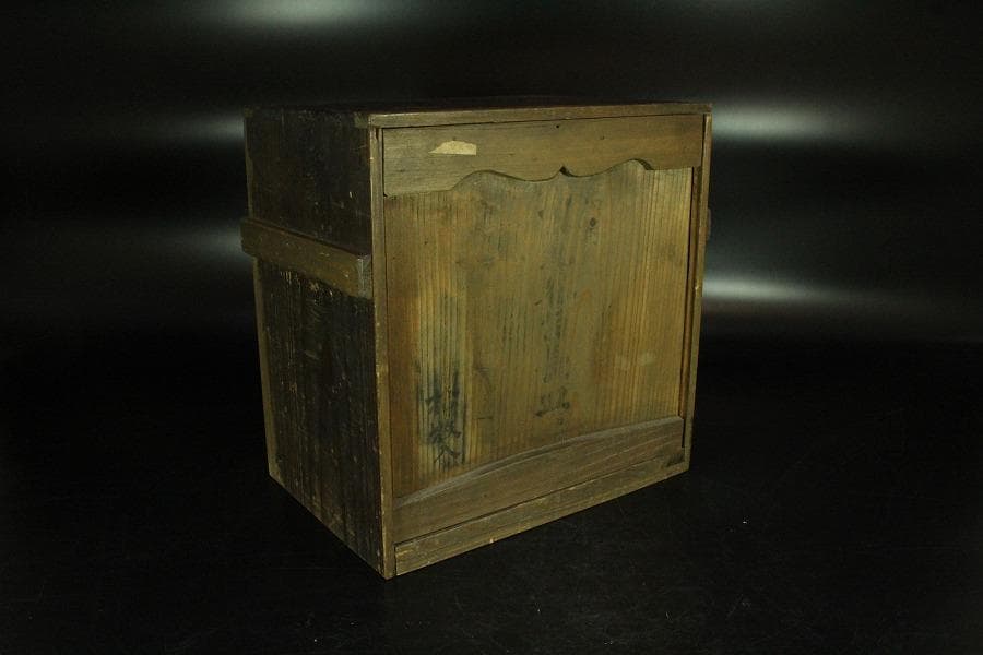 古九谷 四方 皿 六客 時代物(K-XA844)