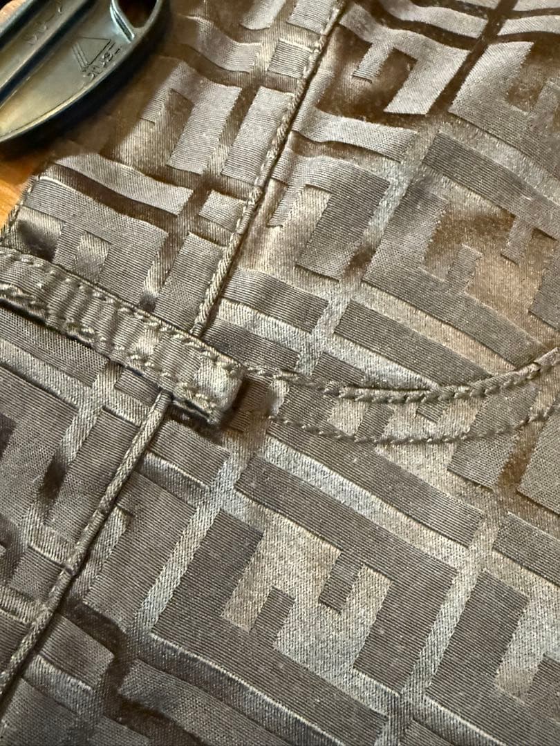 FENDI ズッカ柄 FFロゴ 膝丈スカート