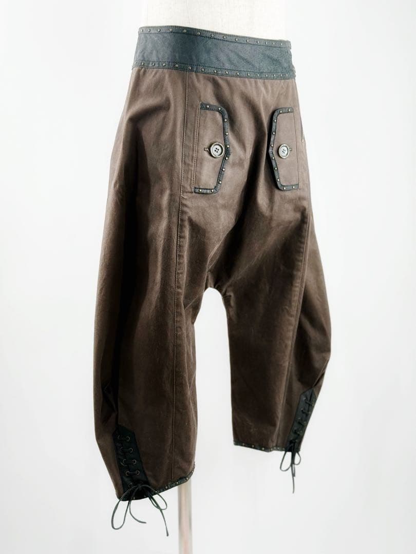 【新品未使用】シェアスピリット sharesprit レザー混キャロットパンツ