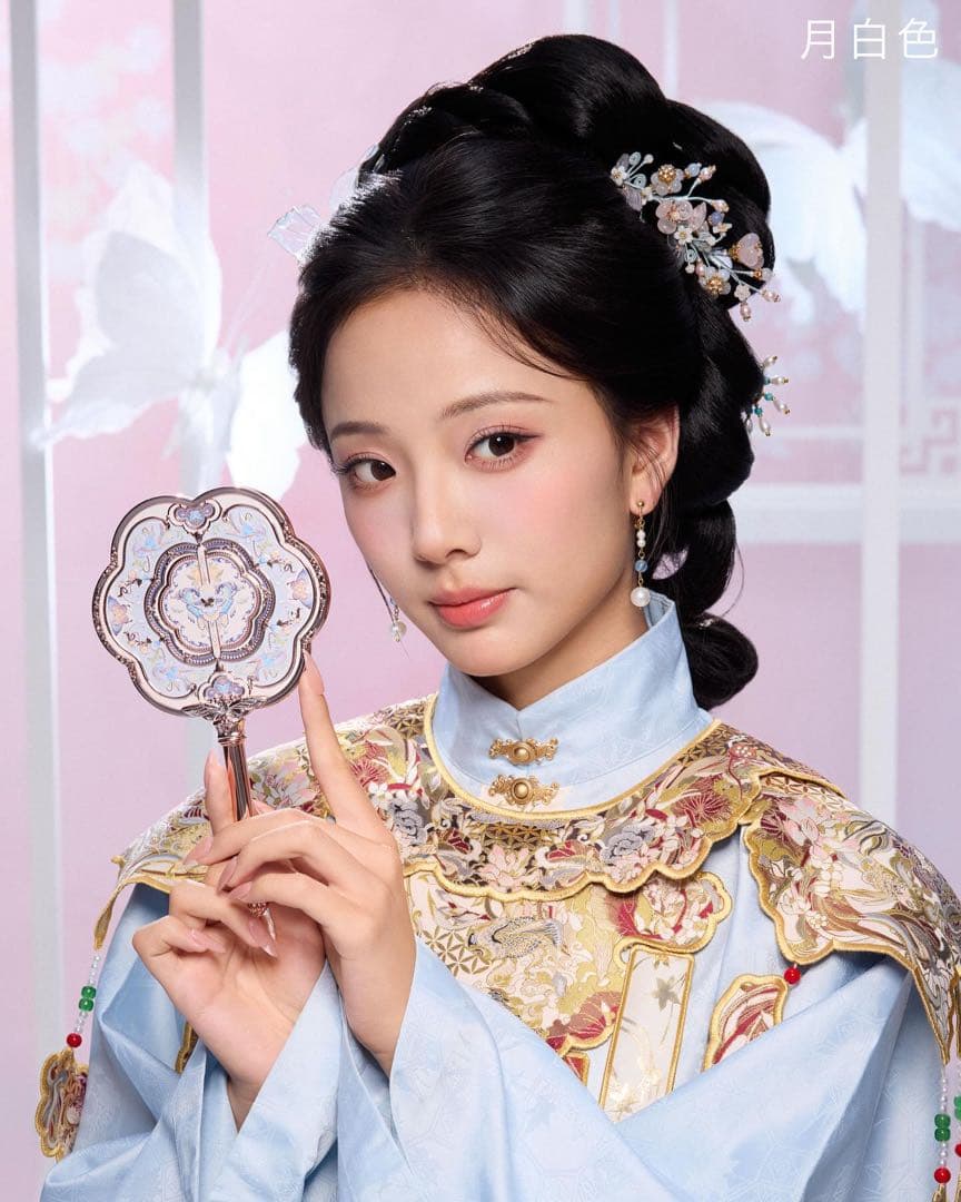 咲　フラワーノーズ　胡蝶雲肩シリーズ　ハンドミラー3点　チークブラシ2点