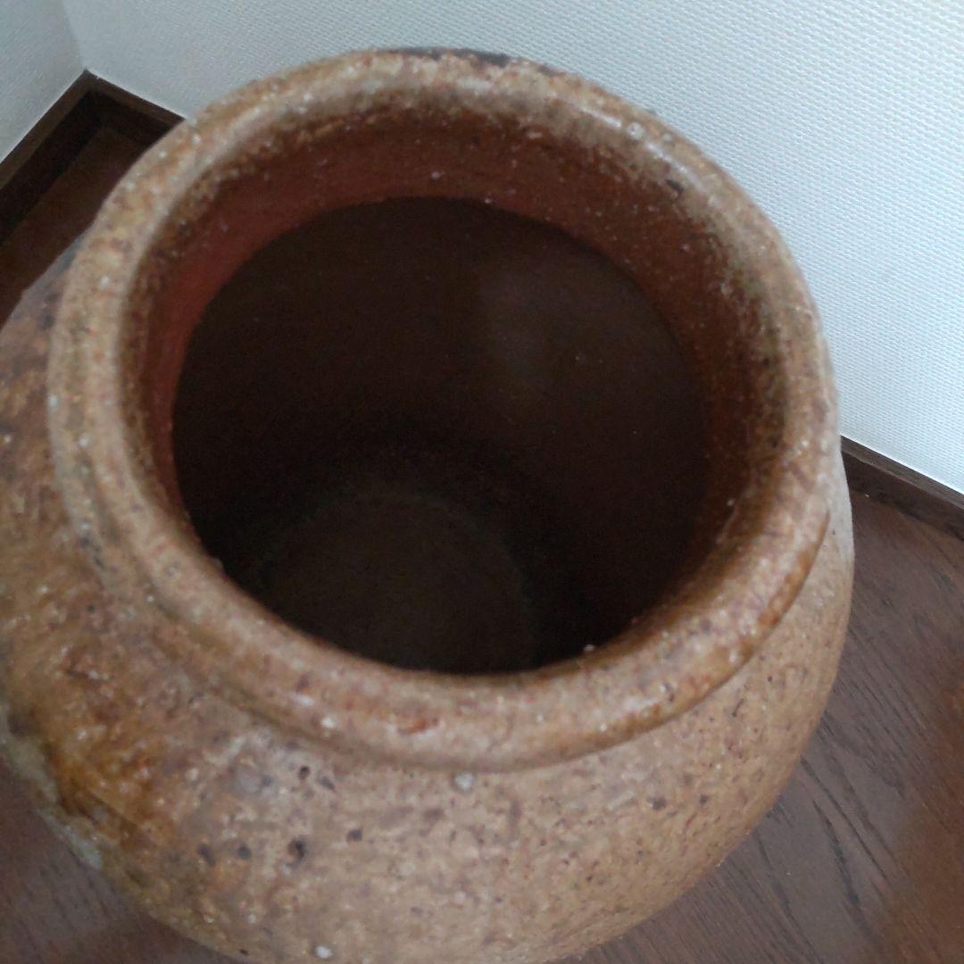 中　壺　備前焼　27