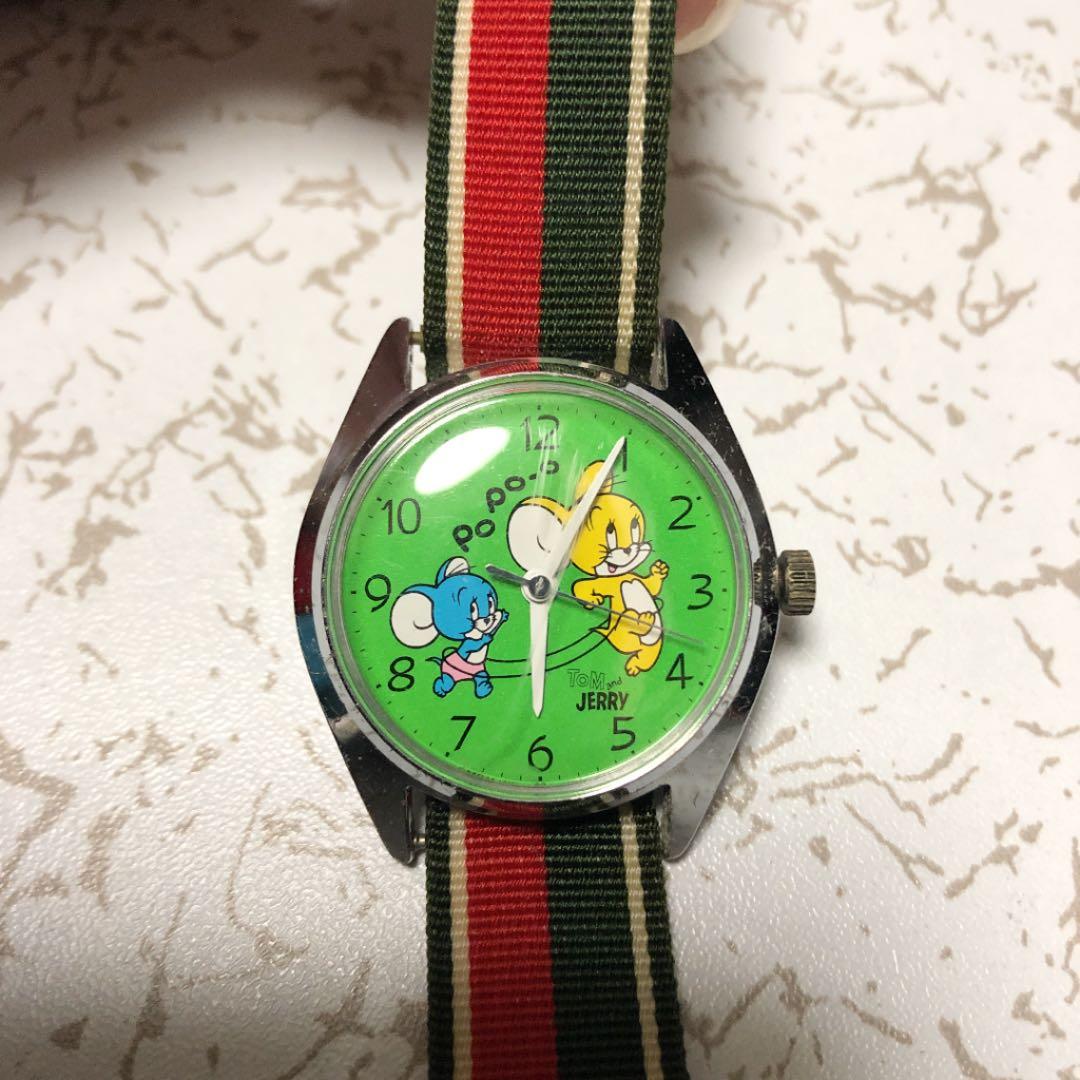 トムとジェリー　レトロ腕時計