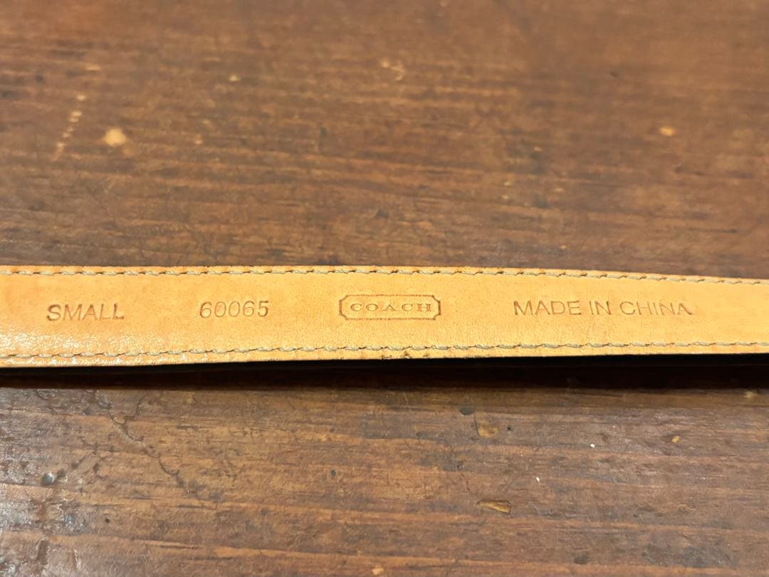 COACHレザー 犬用リードと首輪セット