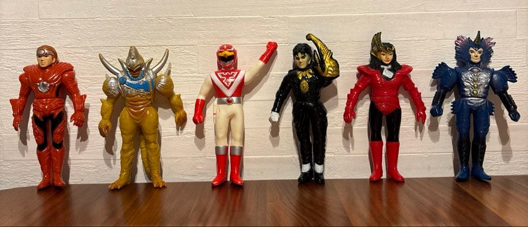 超獣戦隊ライブマン14体　フィギュア　対決セット　レトロ　コロン付き