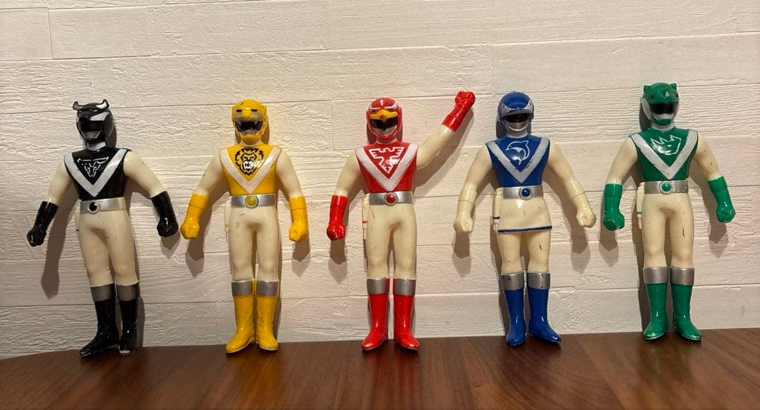 超獣戦隊ライブマン14体　フィギュア　対決セット　レトロ　コロン付き