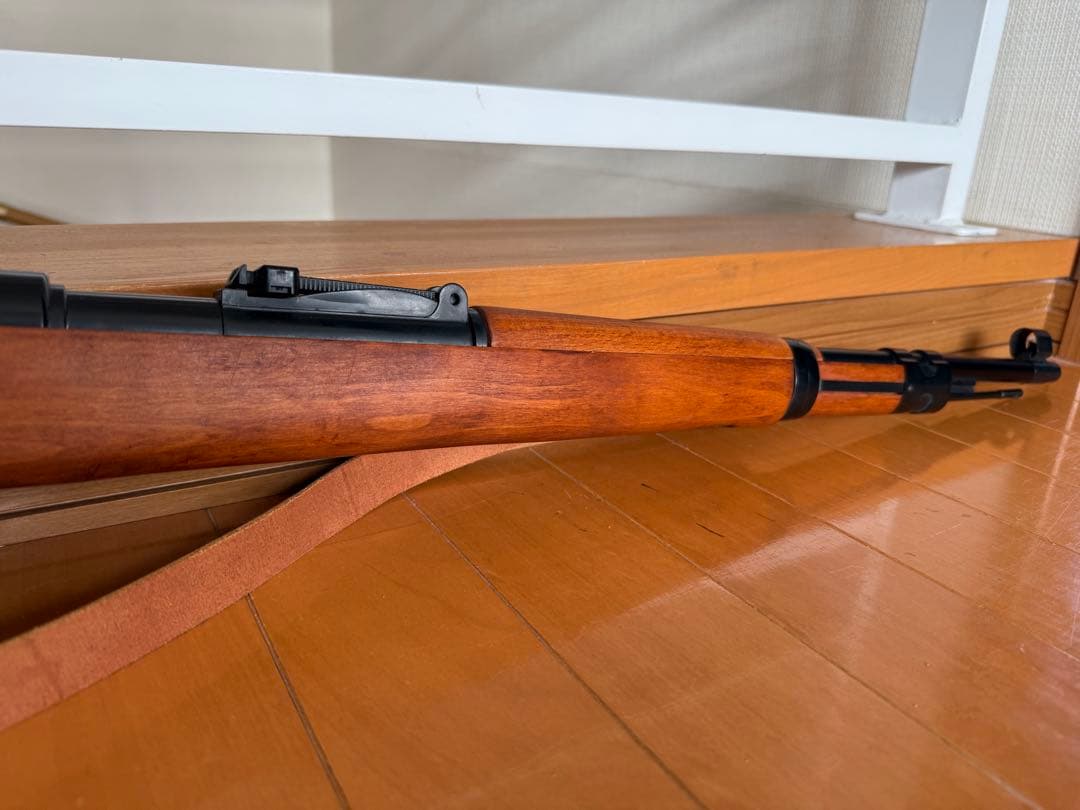 タナカ kar98k mod.98 リアルウッド 革製スリング付き エアガン