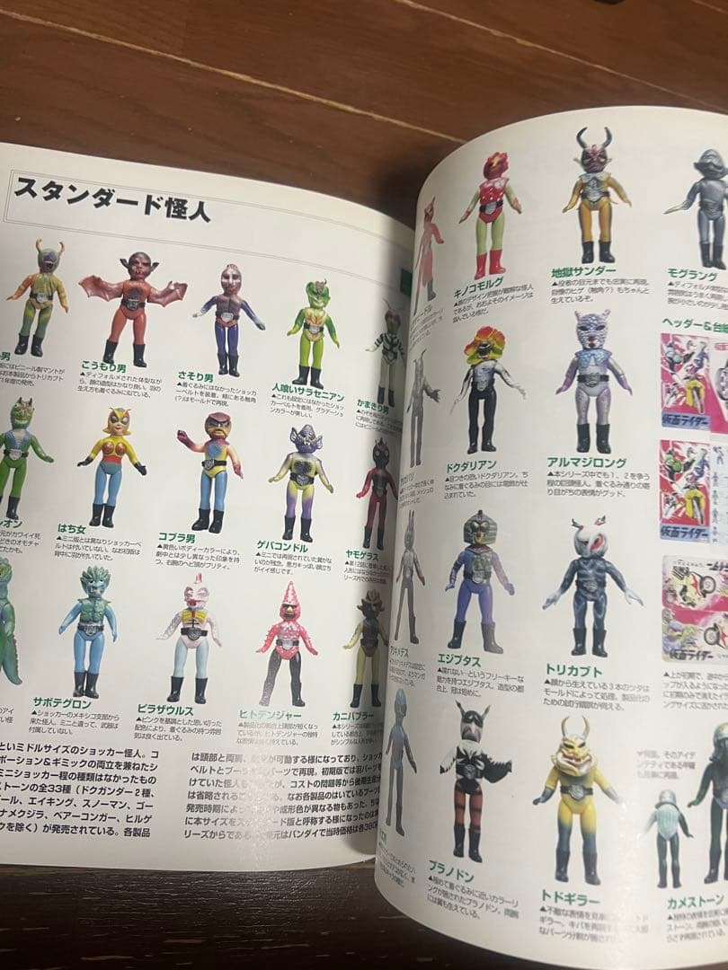 仮面ライダーグッズ大鑑　マルサン　ブルマァク バンダイ ポピー