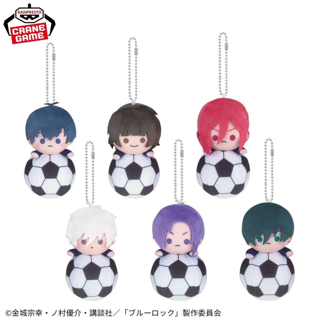 ブルーロック ぬいぐるみマスコットセット サッカー　1カートン66個