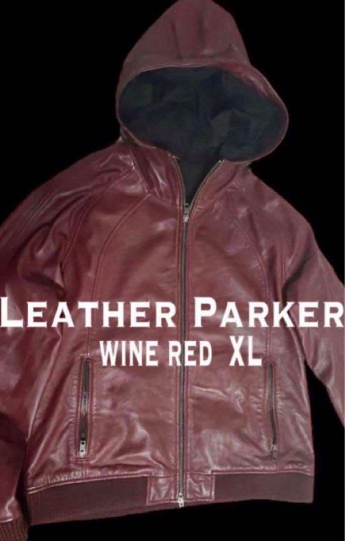 N*8様 ⭐️LIUGOO TOKYO⭐️ leather ⭐️ワインレッド☆L