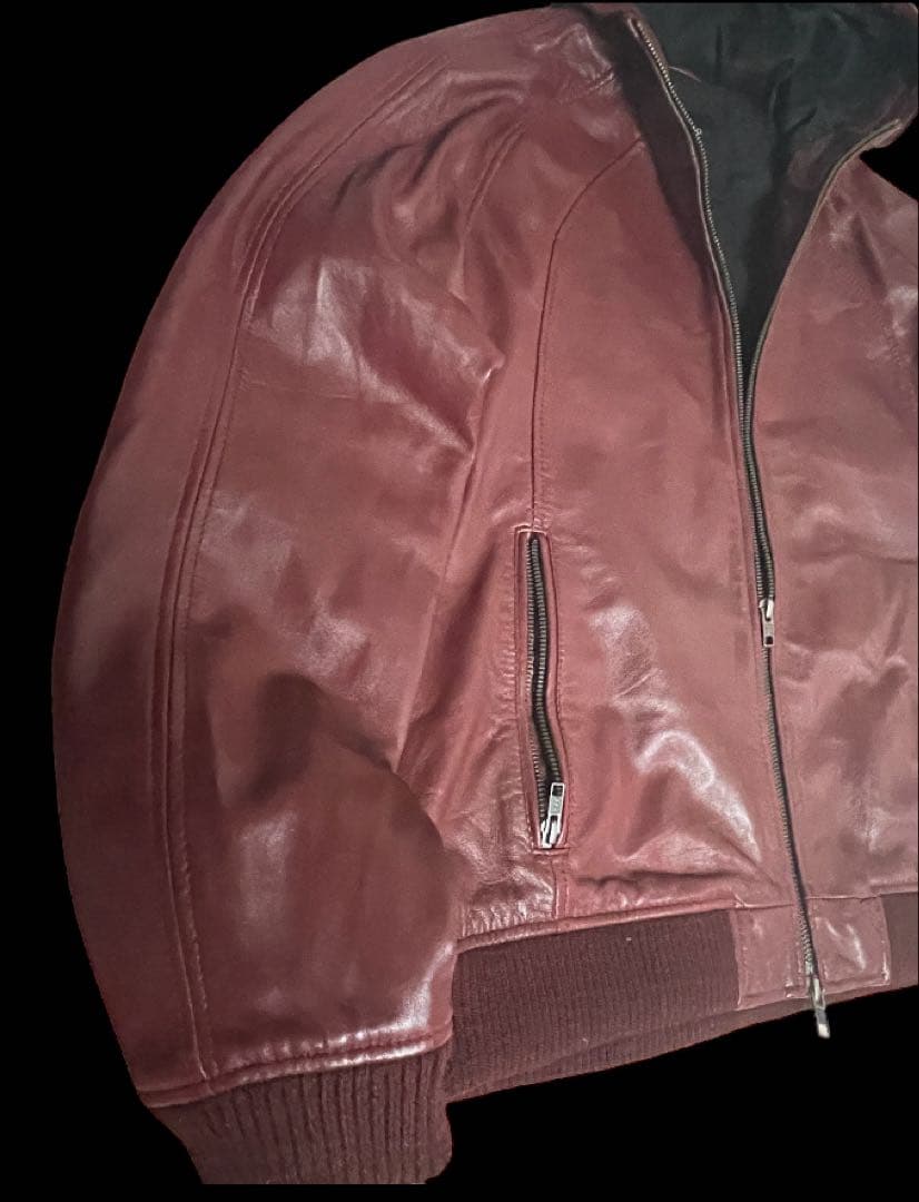 N*8様 ⭐️LIUGOO TOKYO⭐️ leather ⭐️ワインレッド☆L