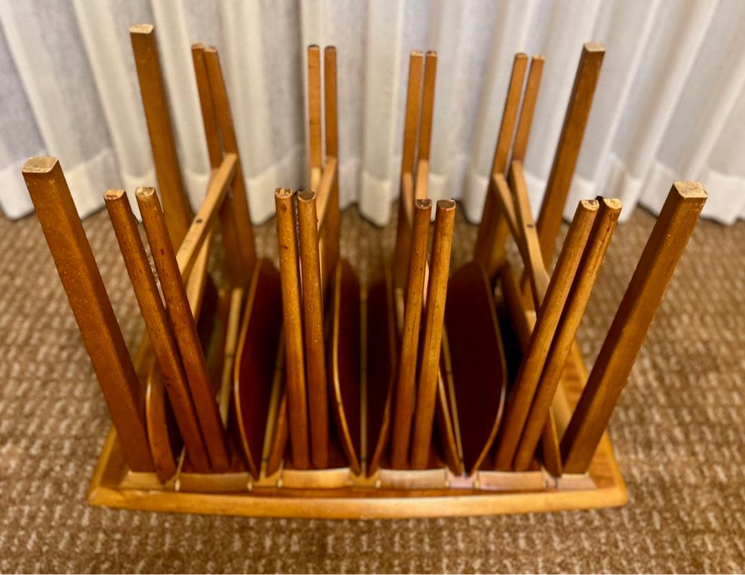 ふなこ　ヴィンテージ テーブルセット 4人掛　収納　４脚セット 北欧