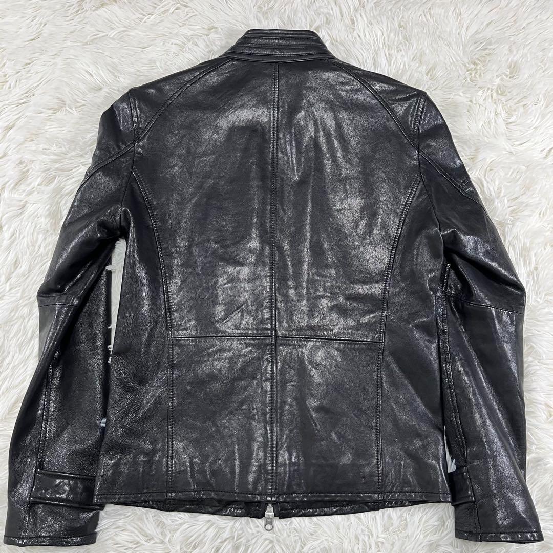 美品✨RATTLE TRAP シングルライダースジャケット　山羊革　Mサイズ