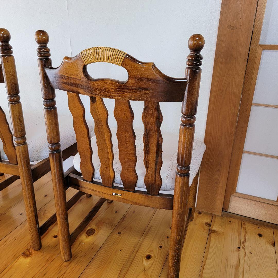 カリモク　ダイニングテーブルセット　椅子3脚