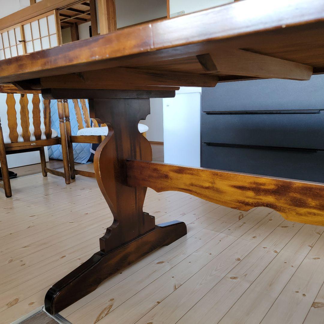 カリモク　ダイニングテーブルセット　椅子3脚