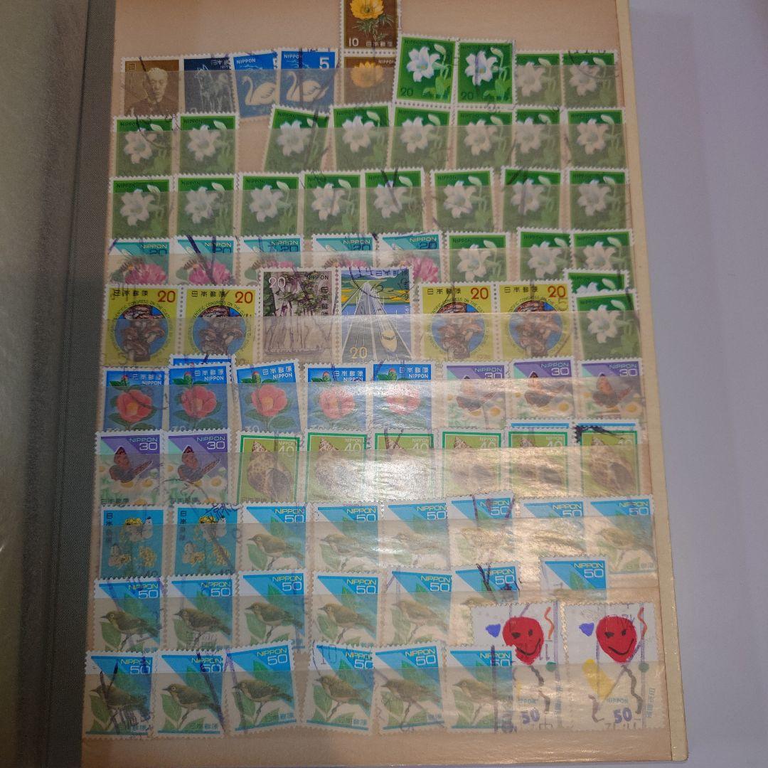 日本 使用済切手 コレクション　ページ1 84枚まとめ売り