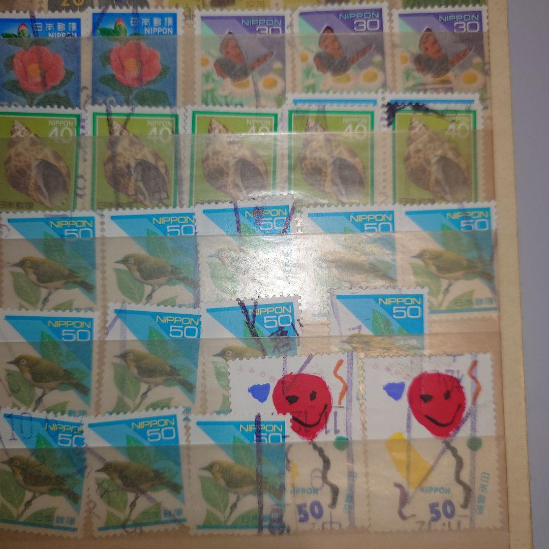 日本 使用済切手 コレクション　ページ1 84枚まとめ売り