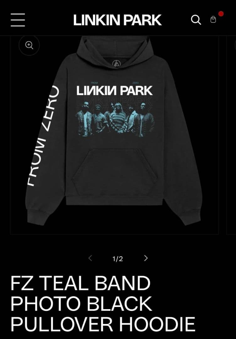 LINKIN PARK FROM　ZERO パーカー Lサイズ